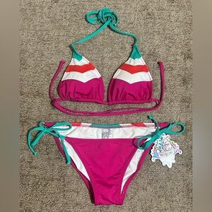 BECCA Chevron Bikini - *Top M, Bottoms XS*
